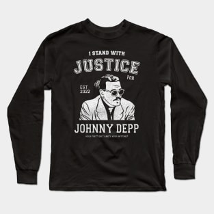 Justice for Johnny Depp! Long Sleeve T-Shirt